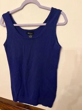 Slim Evelyn Cashmere sweater set  in Deep purple blue